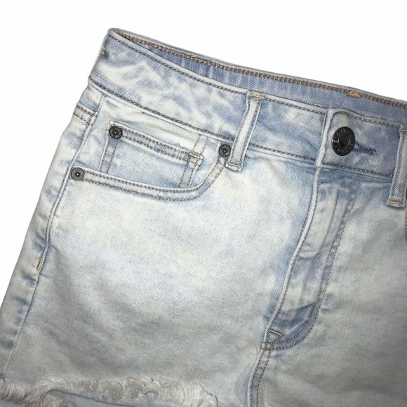 American Eagle Hi-Rise Shortie Mom Shorts 4 - Picture 2 of 8